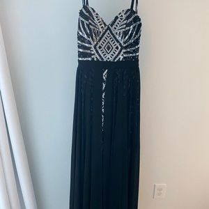 Long black dress